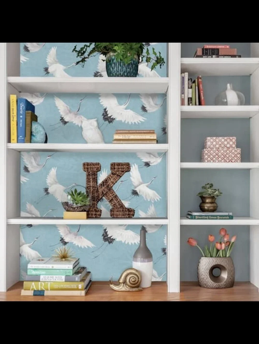 NuWallpaper Halcyon Peel and Stick Wallpaper, Blue, Removable Wallpaper